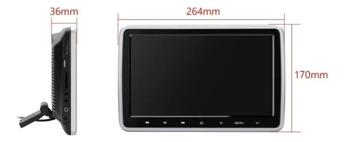 Pantalla 10.1 Cabecera Automovil Hd Videos Juegos Peliculas