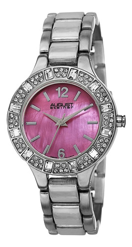 Reloj Mujer August S As8135 Cuarzo Pulso Plateado Just Watch