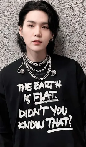 Remera De Algodon Estampada Homenaje A Min Yoongi Bts K-pop