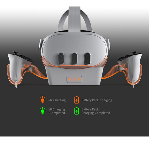 . Base De Carga For Auriculares Meta Quest 3 Vr Cha