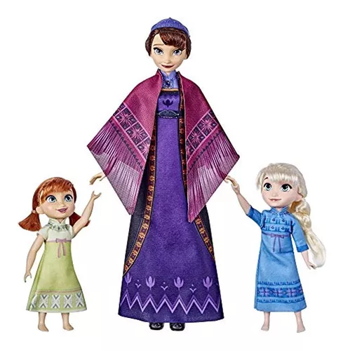 Disney Frozen Set familiar Elsa & Anna Muñecas con muñeca Queen Iduna y  juguete Olaf, inspirado en la película Frozen 2
