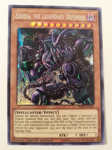 Exodia, The Legendary Defender - Prismatic Secret Rare