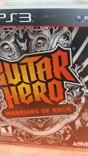 Guitar Hero Warriors Of Rock Para Ps3 Físico Original 