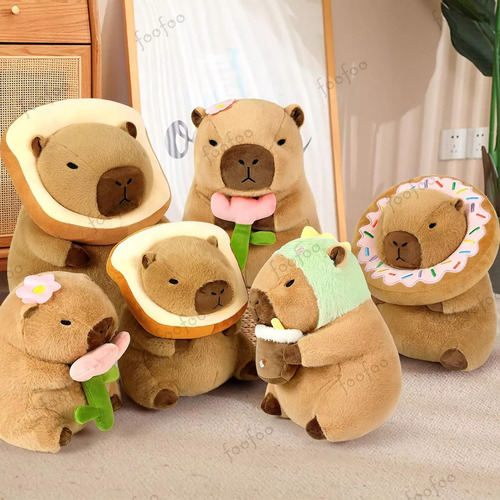 Peluche De Dinosaurio Carpincho De 30 Cm