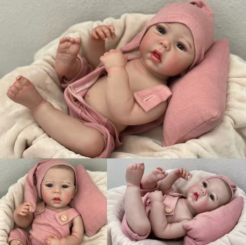 Bebé Reborn Original Vinilo Cuerpo Completo Shani Doll