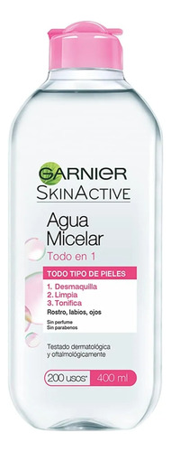 Desmaquillante Garnier Agua Micelar Todo En 1 De 400ml