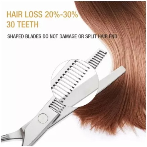 Imagen 5 de 5 de Set Tijeras De Corte Filo Navaja + Esculpidora + Capa Corte