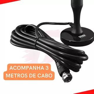 Antena Digital Interna E Externa Hdtv 4 Em 1 Prohd-2400