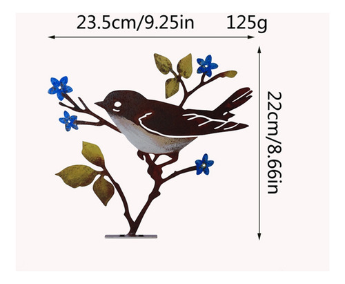 Estacas De Metal Para Jardín, Diseño De Pájaros, Para Jardín