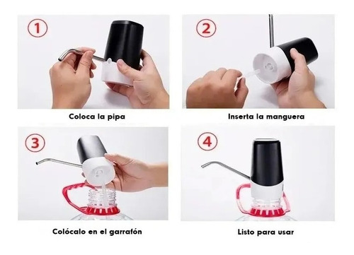 Imagen 4 de 6 de Bomba Electrónica Dispensadora Para Bidon De Agua, Usb