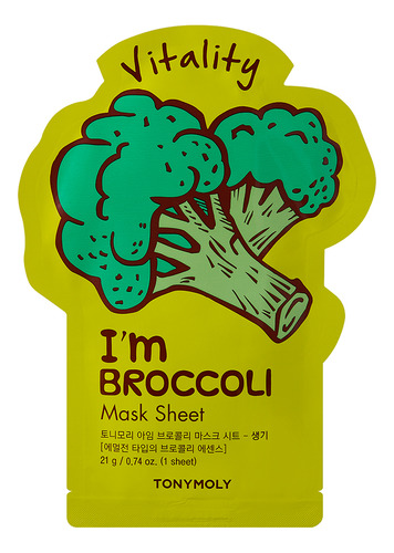 Tony Moly I'm Broccoli Mask Sheet  Vitality