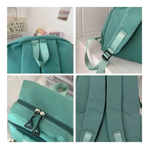 Mochila Versatil Linda Reforçada Espaçosa Grande Cor Vermelho Desenho Do Tecido Liso