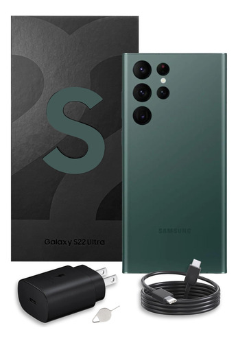 Samsung Galaxy S22 Ultra 256 Gb 12 Gb Ram Verde Con Caja Original  (Reacondicionado)