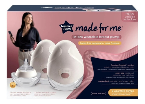 Tommee Tippee Extractor Leche Doble Manos Libres En El Bra