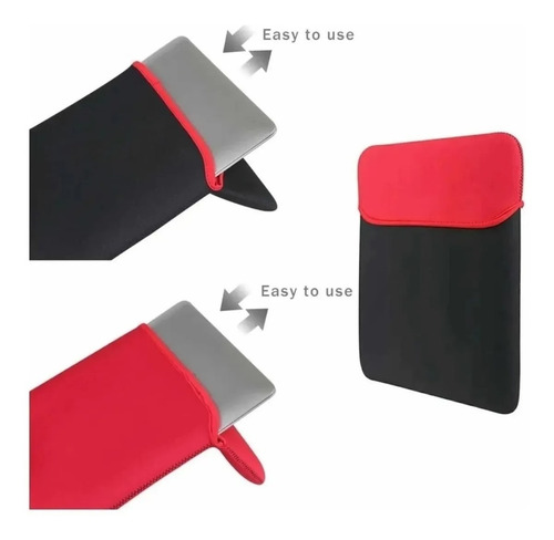 Imagen 2 de 4 de Funda Para Portátil 15.6 Pulgadas En Neopreno Doble Faz 15.6