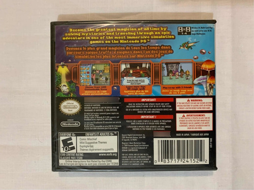 Magician's Quest Mysterious Times Sellado Para Nintendo Ds (Usado)