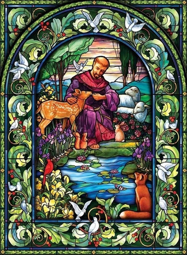 Puzzle 5d - Pintura Com Diamante - São Francisco - 30x40 Cm