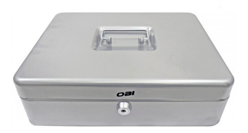 Obi (214538) Caja Metal P/ Dinero C/ Charola / Llave 30cm