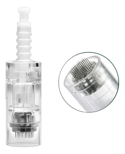 10 Cartuchos Aguja Dermapen Microagujas Dr Pen 42 Needle