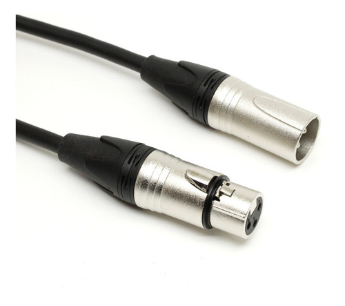 Kit 6 Cabo Dmx 1 Metro 110 Ohms Iluminação Palco Cênica