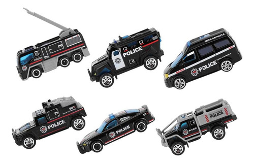 Vbestlife Juguete Modelo De Coche 1:64, 6 Juegos De Coches D