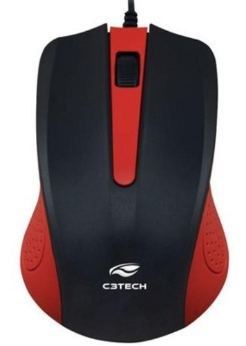 Mouse Óptico Com Fio C3tech Ms-20 1000 Dpi Usb