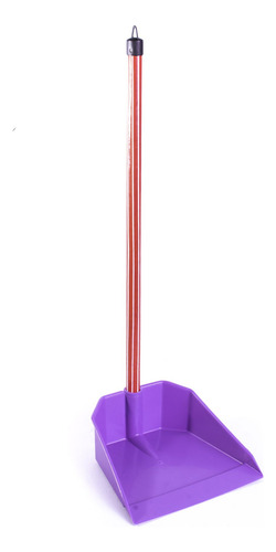 Pá Plástica Grande Com Cabo Longo Plastificado 5 Unidades