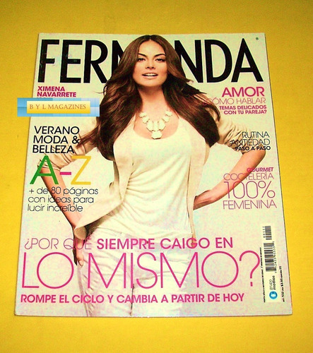Ximena Navarrete Revista Fernanda 2013 Miss Universo 2010