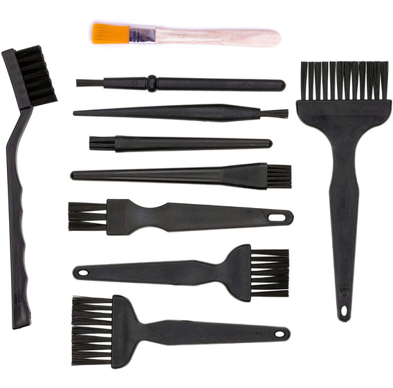 para Teclado Ordenador 8 Piezas kit de Cepillo Antiestatico Cepillo Limpieza Antiestático Nylon Plástico Kit de Cepillo Limpieza 