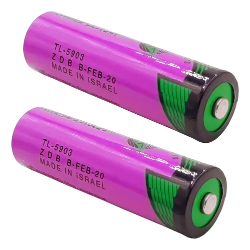 (2 Piezas) 2400mah Bateria De Litio De Repuesto Para Tadiran