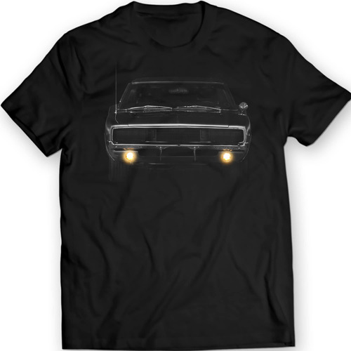 In The Dark Classic Charger American Muscle Car Camiseta 100