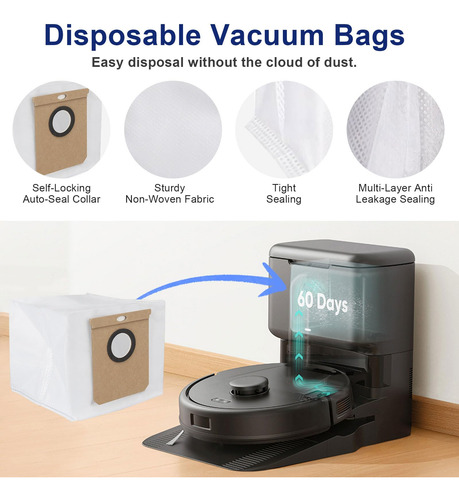 Piezas De Repuesto Para Robot Aspirador Eufy L50/l60 Con Aut