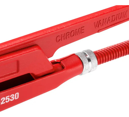 Llave De Caño Stilson 3 Pulgadas Ronix Profesional Color Rojo