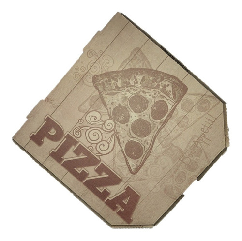 Caja Para Pizza Con Diseño Impresión Offset, 36cm (100 Pzas)