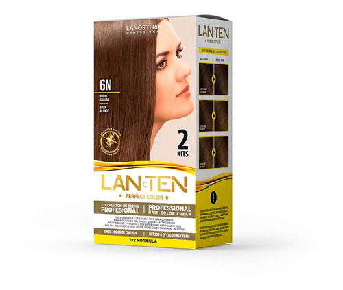 Lanten Doble Kit Rubio Oscuro 6n (ltndk6n)