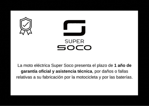 Imagen 6 de 7 de Moto Eléctrica Super Soco Ts Street Hunter Conc. Nordelta