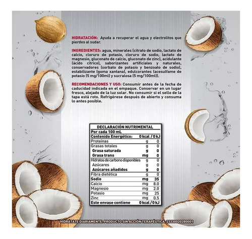 Bebida Rehidratante Suerox Coco 10 Pzs De 630 Ml C/u