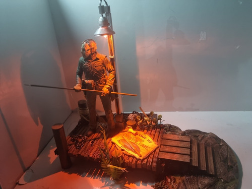 Jason Maqueta Muelle Para Figuras Escala Neca O Similares