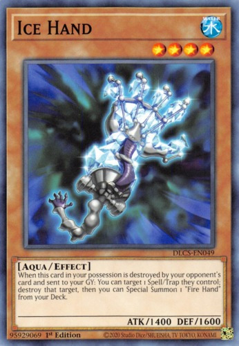 Ice Hand - Sdbt Yugioh