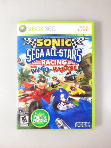 Sonic Sega All-stars Con Banjo-kazooie Xbox 360 Lenny Games (Usado)