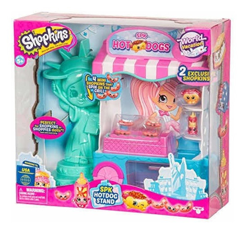 Muñecos Shopkins Hotdog Stand Y Figuras