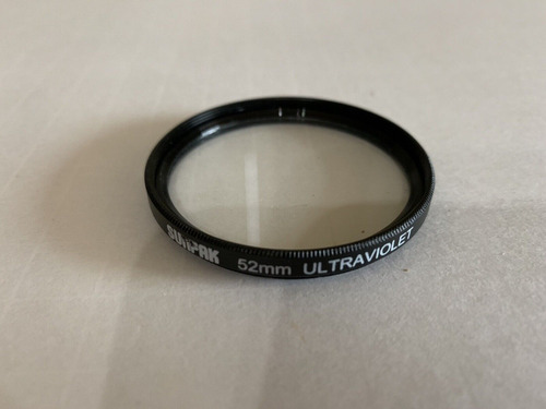 Filtro De Lente Uv Platinum Plus Sunpak 52 Mm