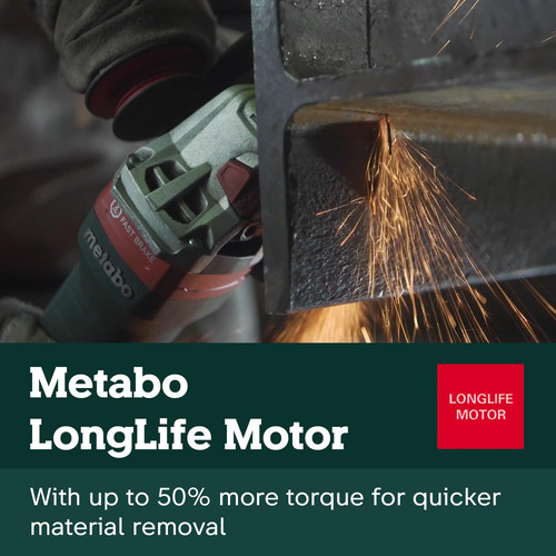 Metabo - 5 Grinder De Ángulo De Velocidad Variable - 2, 800-