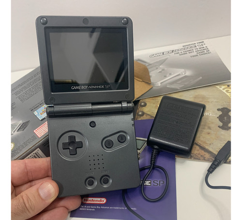 Gameboy Advance Sp Original Completo Raro Jogo Não Acompanha (Usado)