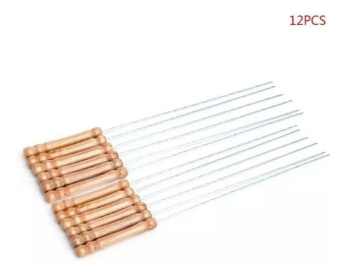 Pinchos Barbacoa Parrilla Asado Acero 30cm