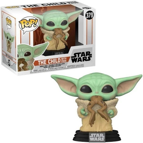 Funko Pop! Sw The Mandalorian - Baby Yoda Con Rana #379