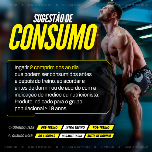 Kit 2x Creatina + 2x Zeus Extreme + Porta Caps Iridium Labs Sabor Sem Sabor