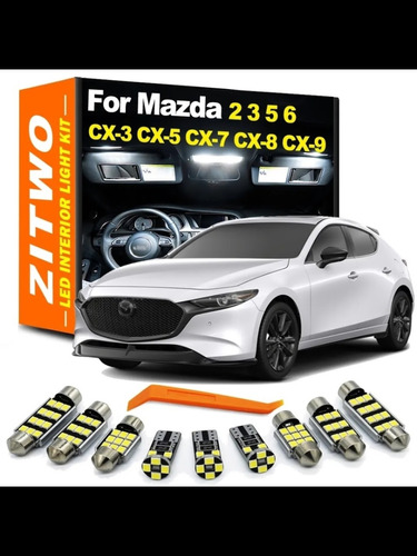 Luces Led Para Interior Carros Mazda 2 3 5 6 Cx-3 Cx-5 Cx7