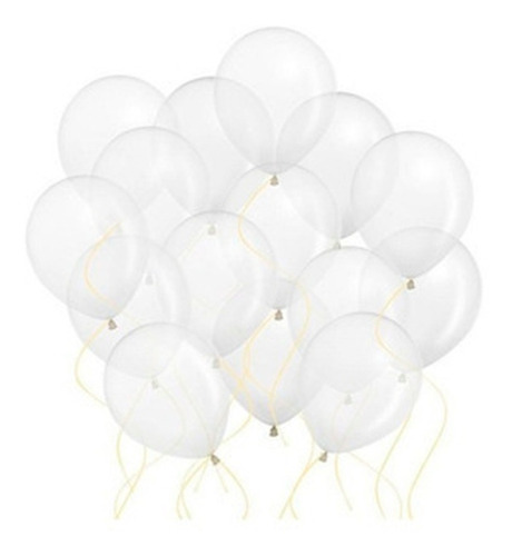 Globo Latex Cristal 5 Pulgadas Pack X 50 Unid. Globox