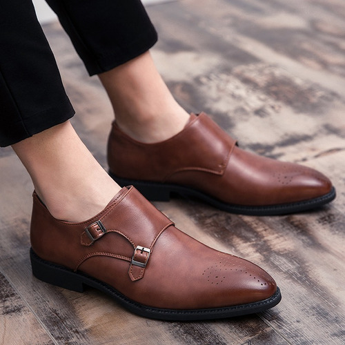 Zapatos Formales Para Hombre Tacón Cuña Zapatos De Vestir 38 | Cuotas sin  interés
